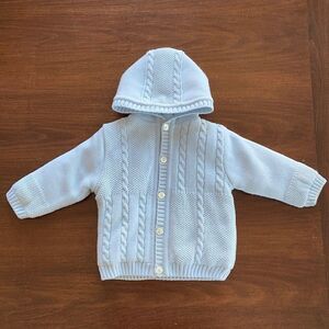 Hooded Cardigan Coat 